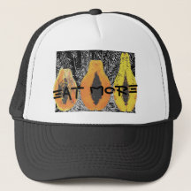 KALO BLK/食べWHT TRUCKER HATを使用したMORE