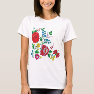 Kalocsaの刺繍 Tシャツ
