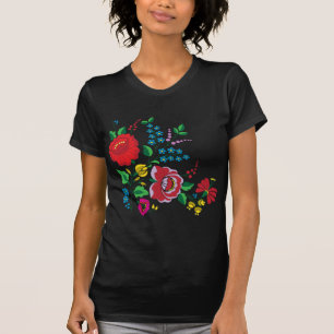 Kalocsaの刺繍 Tシャツ