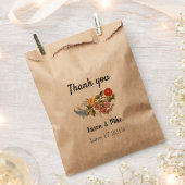 Kalocsaiスタイリッシュの花パーソナライズされた結婚- s フェイバーバッグ (クリップ留めされた状態)