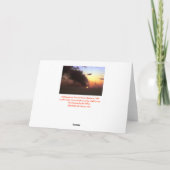 Kalunaの崖からの秋分点の日没 カード (裏面)