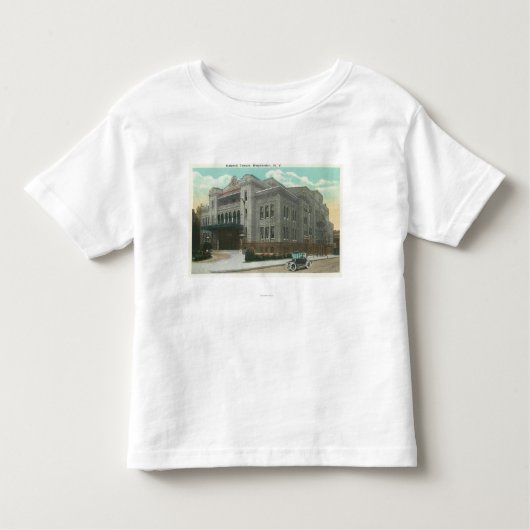 Kalurahの寺院の外観 トドラーTシャツ (正面)