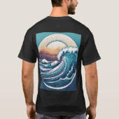 KalyanアミューズメントパークロゴティーウェーブのおもしろいTシャツ Tシャツ (裏面)