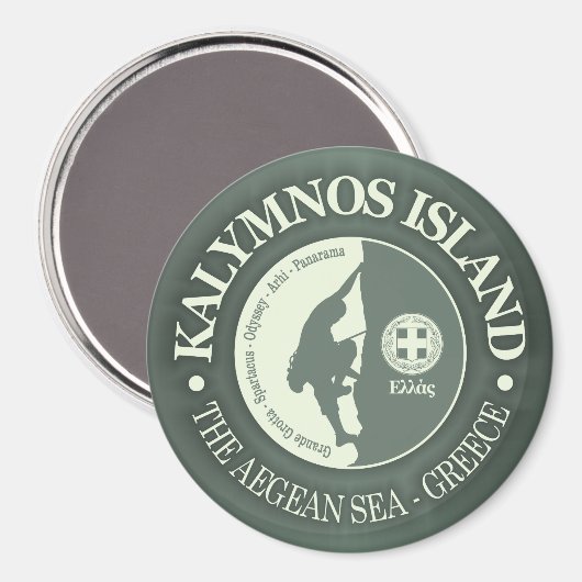 Kalymnos (登山) マグネット (正面/裏面)