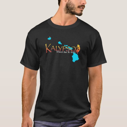 Kalypsoのハワイ諸島の前部ウミガメの背部 Tシャツ (正面)