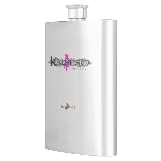 Kalypso Kaneの島の花柄 フラスク (左)