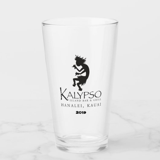 Kalypso Kane ロゴ タンブラーグラス (正面)
