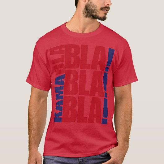 Kamabla ブラー ブラー 2024年選挙用 tシャツ (正面)