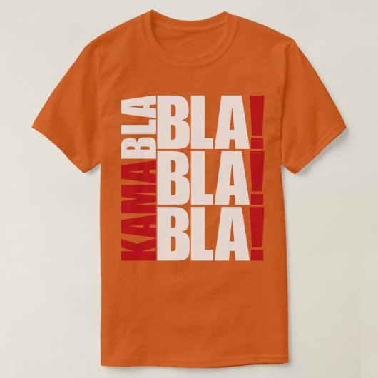 Kamabla Blah Blah Blah選挙2024 Tシャツ (デザイン正面)