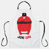 Kamado 'Joe ON' Red BBQ Grilling Low and Slow T-Sh エプロン (正面)