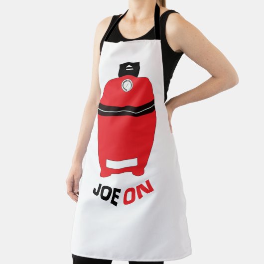 Kamado 'Joe ON' Red BBQ Grilling Low and Slow T-Sh エプロン (インサイチュ)