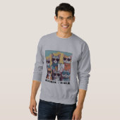 Kamalの子どものいない猫レディ スウェットシャツ (正面フル)