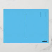 Kamalの子どものいない猫レディ 箔シーズンポストカード (裏面)