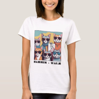 Kamalの子どものいない猫レディ Tシャツ