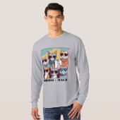 Kamalの子どものいない猫レディ Tシャツ (正面フル)