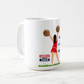 Kamalaのために自分のココナッツを振る コーヒーマグカップ (正面左)