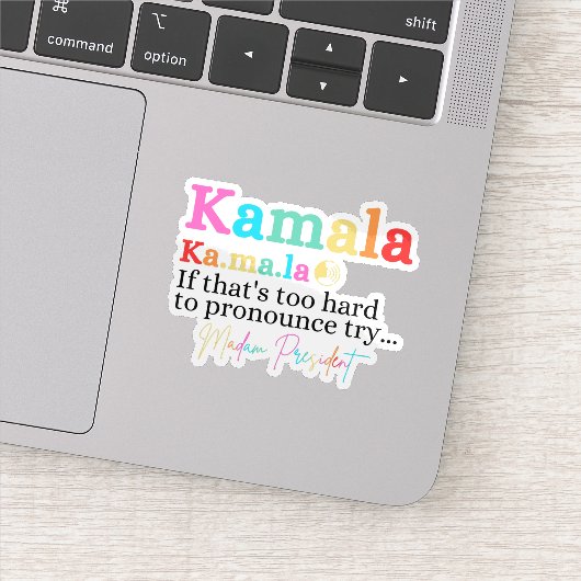 Kamalaもしは発音するには懸命がTry Madam シール (詳細)