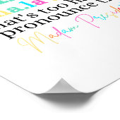 Kamalaもしは発音するには懸命Pを試してみる ポスター (角)