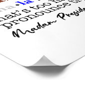 KamalaもしはTry Madam Preを発音するには懸命すぎる ポスター (角)