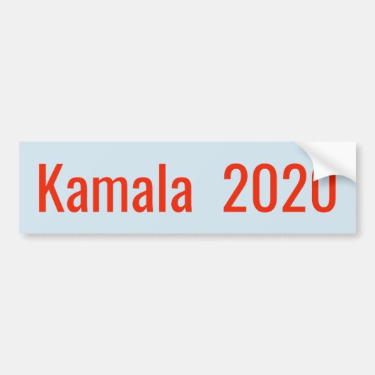 Kamalaハリス2020年 バンパーステッカー (正面)