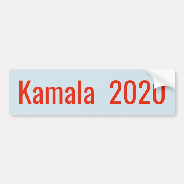 Kamalaハリス2020年 バンパーステッカー (正面)