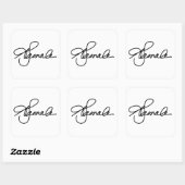 KAMALA署名 スクエアシール (シート)