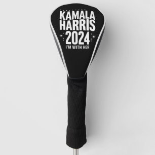 Kamala 2024サポートKamala Harrisと一緒にいる ゴルフヘッドカバー