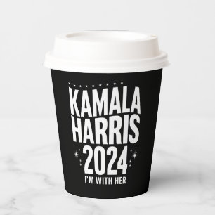 Kamala 2024サポートKamala Harrisと一緒にいる 紙コップ