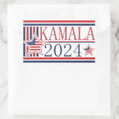 Kamala 2024候補版大統領のシール 長方形シール (バッグ)