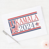 Kamala 2024候補版大統領のシール 長方形シール (封筒)