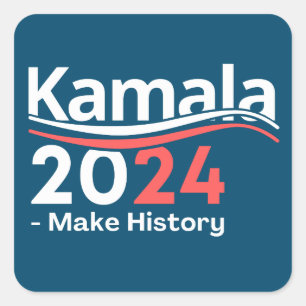 Kamala 2024副社長Kamala Harris Button スクエアシール