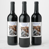 Kamala 2024社長Thunder_Cove ワインラベル (ボトル)