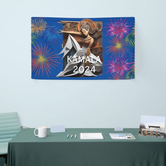 Kamala 2024社長Thunder_Cove 横断幕 (トレードショー)