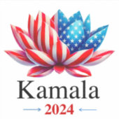 Kamala 2024 -- – 取り外し可能なビニル シール (正面)