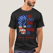 Kamala 2024, Kamala Harris,ご婦人お願い Tシャツ (正面)