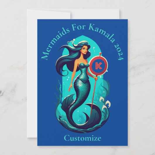 Kamala 2024 Thunder_Coveの人魚 招待状 (正面)
