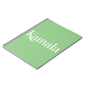 Kamala Brat Kamala Harris for President 2024 ノートブック (左側)