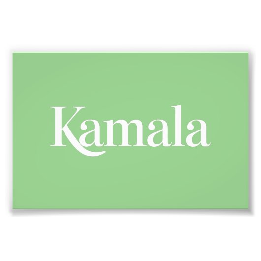 Kamala Brat Kamala Harris for President 2024 フォトプリント (正面)