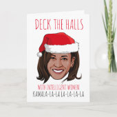 Kamala Christmas Card: Deck the Holes カード (正面)