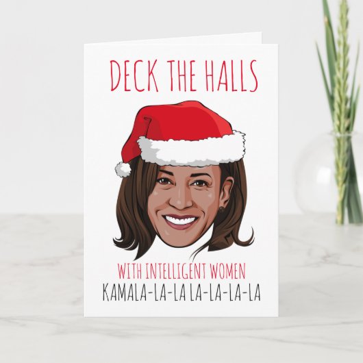 Kamala Christmas Card: Deck the Holes カード (正面)