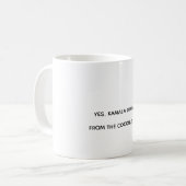 Kamala Coconut Tree mug コーヒーマグカップ (正面左)