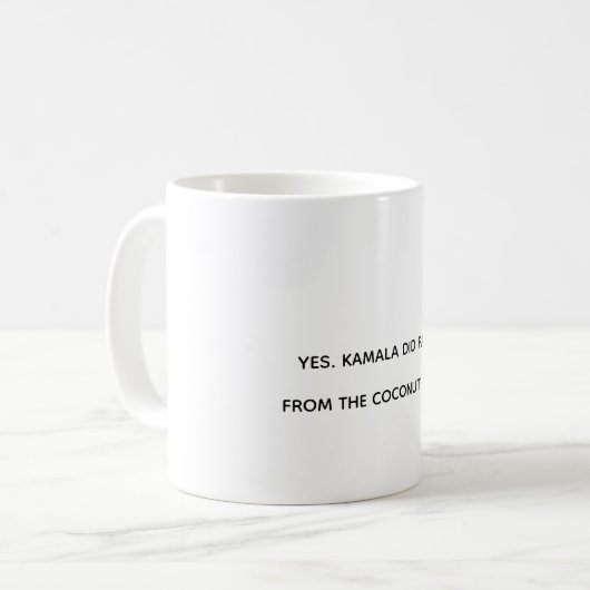Kamala Coconut Tree mug コーヒーマグカップ (正面左)