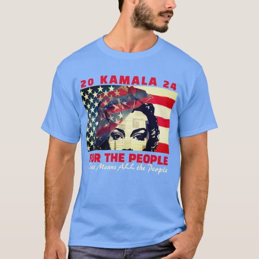 Kamala For the People 2024 T-Shirt Tシャツ (正面)