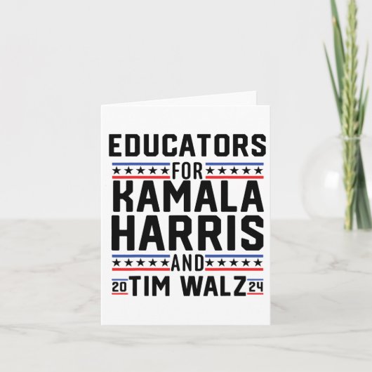 Kamala HarrisとTim Wheimerの教育者2024 カード (正面)