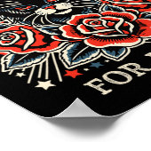 Kamala Harrisの子どものいない猫レディース ポスター (角)