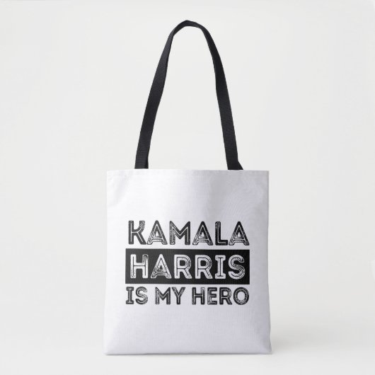 Kamala Harrisは私のヒーロー – 社長2024 トートバッグ (正面)