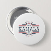 Kamala Harrisキャンペーンボタンによるサポート 缶バッジ (正面&裏面)