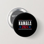 Kamala Harris中指が私の顔2024にそれを言う 缶バッジ (正面&裏面)