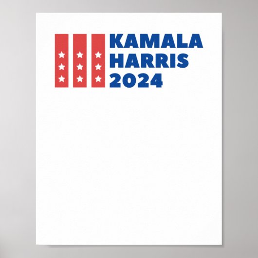 Kamala Harris大統領 – 投票ブルー選挙2 ポスター (正面)