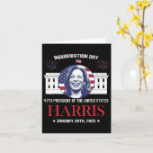 Kamala Harris就任式の日2025マダム47th Pre カード (黄色い花)